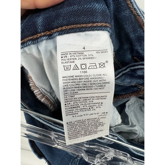 Old Navy Pop Icon Skinny Jeans‎ Blue Denim Womens Size 4 - Picture 5 of 6